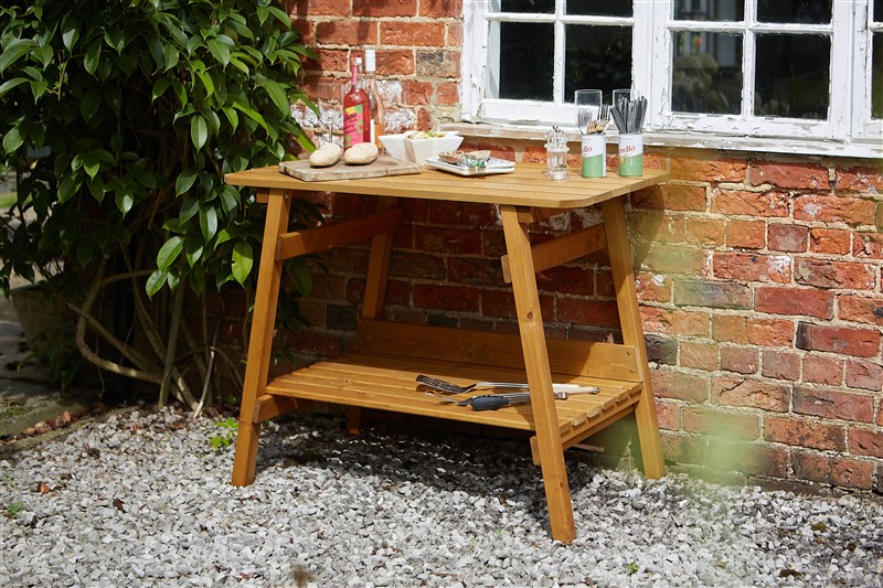 Barbeque and Garden Table