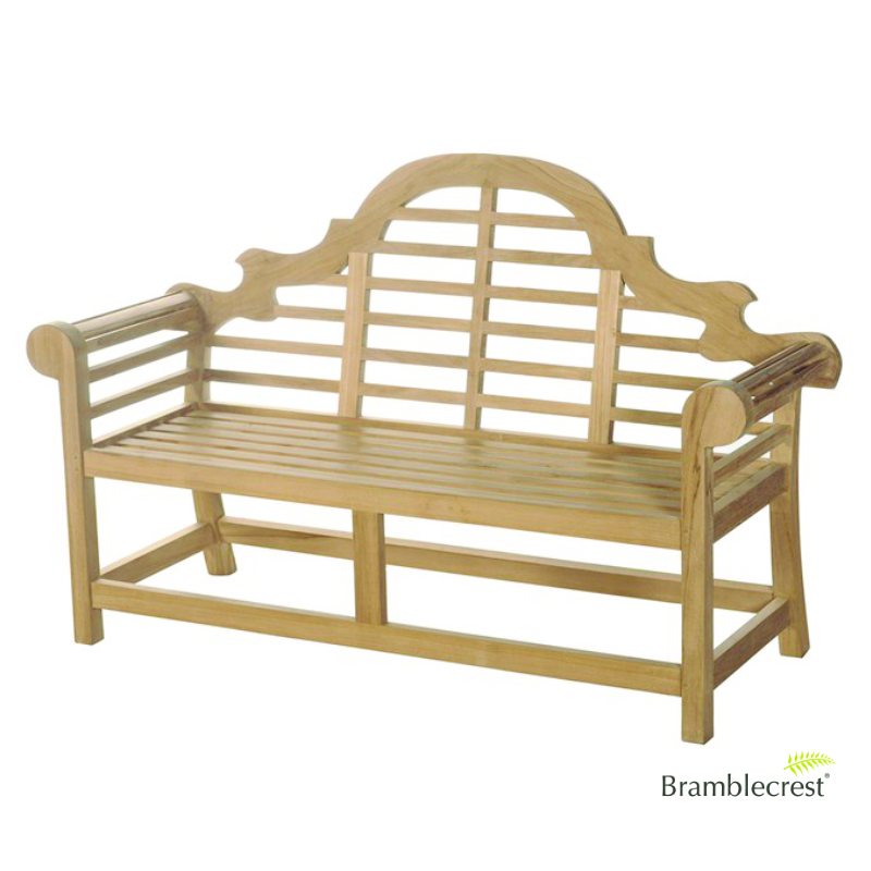 Bramblecrest Lutyens Style Teak Bench