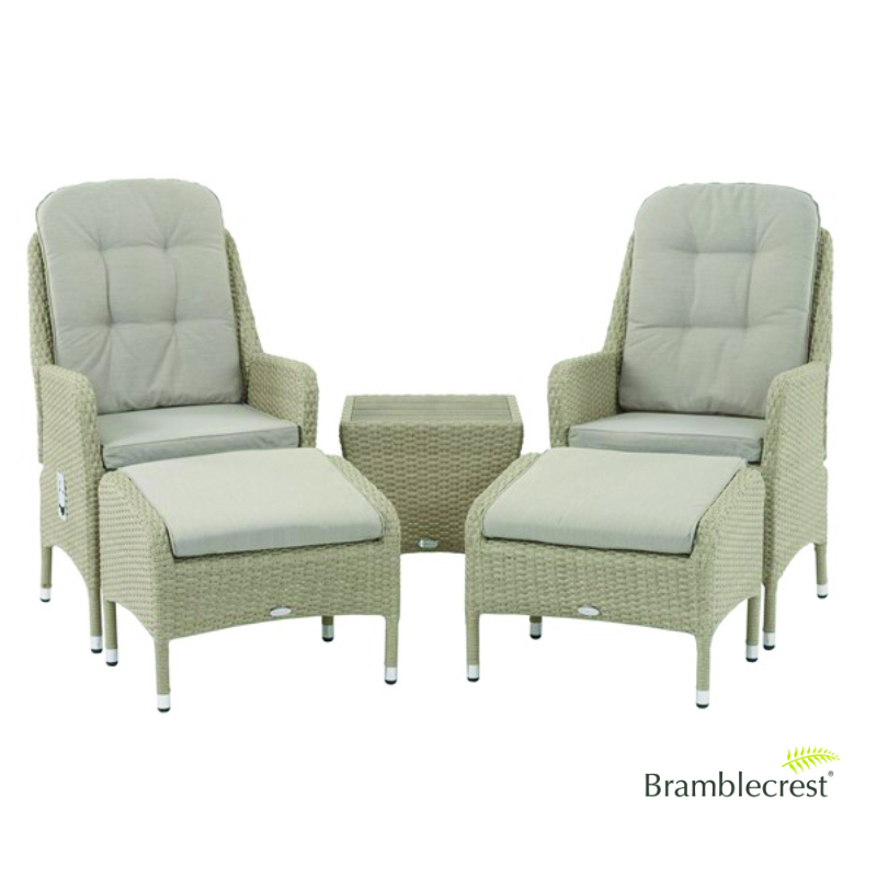 Bramblecrest Tetbury Recliner Set - Nutmeg