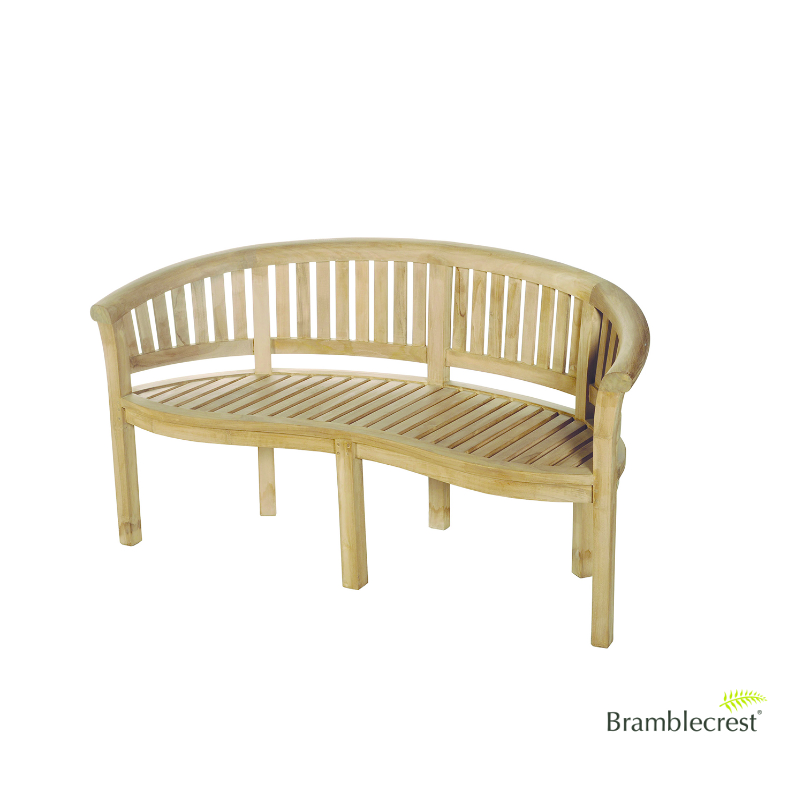 Bramblecrest Broadway Banana Teak  Bench