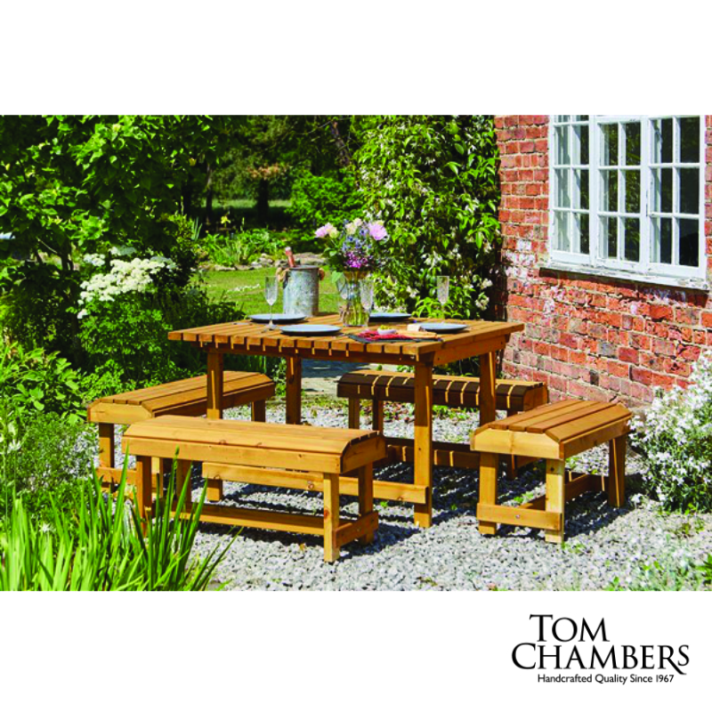 Tom Chambers Coxwald Table & Bench Set