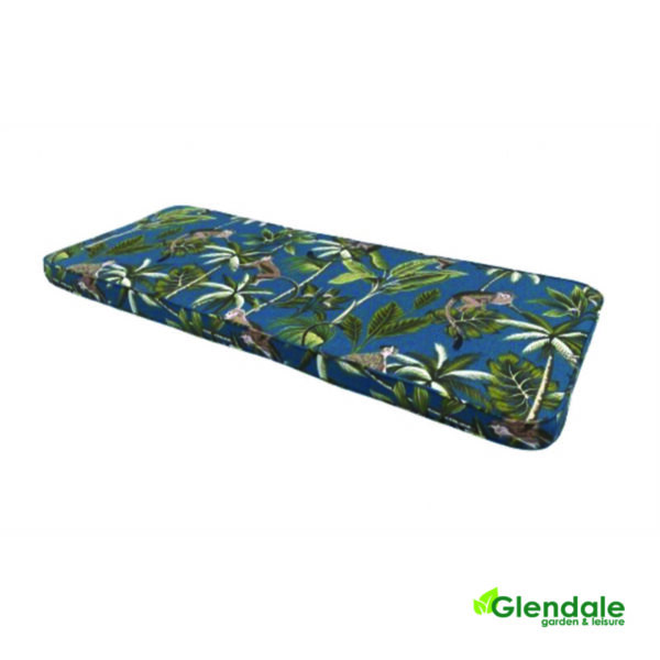 Glendale Tropical Blue 3 Seater Bench