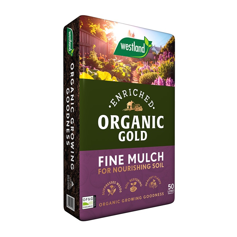 Organic Gold Fine Mulch 50L