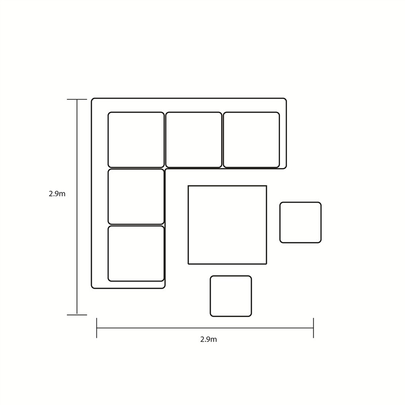Hartman Arley Square Casual Dining Set - Image 7