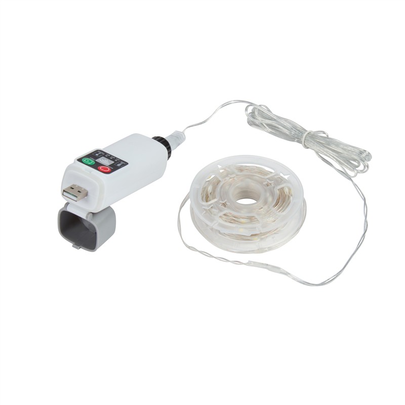 TwoTone® Rechargeable String Lights - 200 Warm/Multi-Colour LED - Image 3