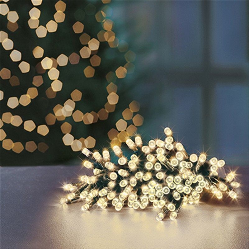 Time Lights 100 LED - Battery Operated - Warm White - Image 3